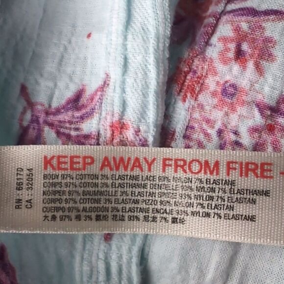 Free People Crinkle Square Neck Blouse Bodysuit 'ANGELA' in Mint Size m - Picture 4 of 16